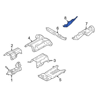 Porsche OE - Rear Floor Pan Heat Shield