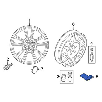 Porsche OE - Tire Pressure Monitoring System (TPMS) Sensor