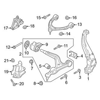 Porsche OE - Front Suspension - Suspension Components (AWD)