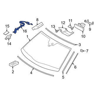Porsche OE - Rain Sensor Connector