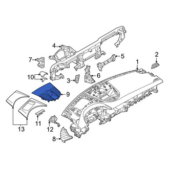 Porsche OE - Upper Instrument Panel Cover