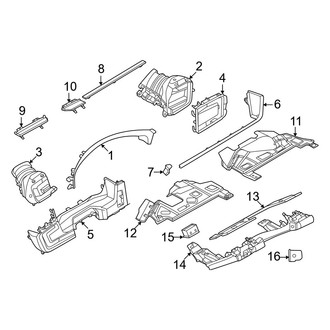 Porsche OE - Instrument Panel Components (Trim & Components)