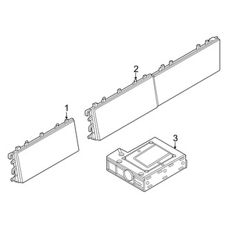 Porsche OE - Instrument Panel - Sound System (Receiver & Display)