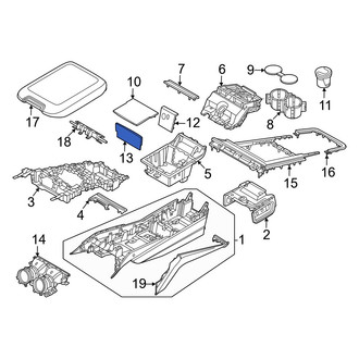 Porsche OE - Front Left Console Panel