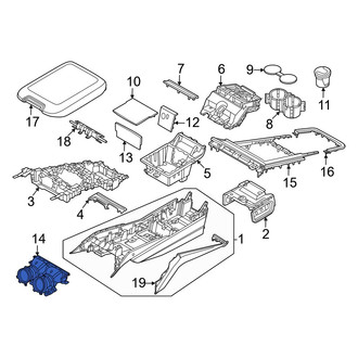 Porsche OE - Front Center Dashboard Air Vent