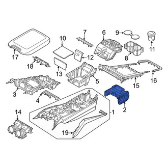 Porsche OE - Front Console Bracket