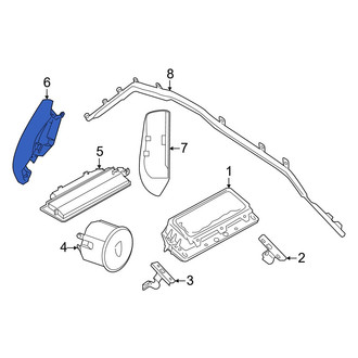 Porsche OE - Front Left Seat Air Bag