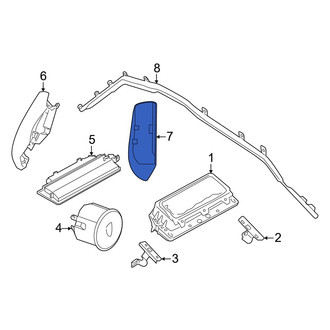 Porsche OE - Rear Left Seat Air Bag