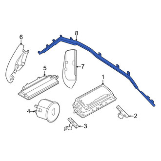Porsche OE - Left Curtain Air Bag