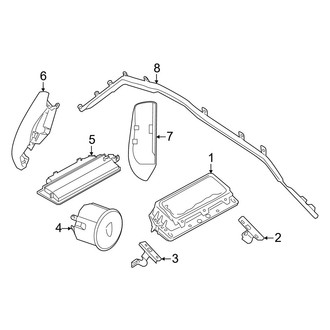 Porsche OE - Restraint Systems - Air Bag Components (Air Bags)