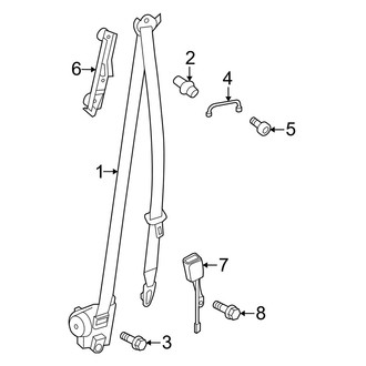 Porsche OE - Restraint Systems - Front Seat Belts