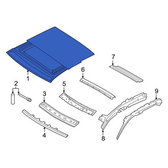 Porsche OE - Sunroof Frame