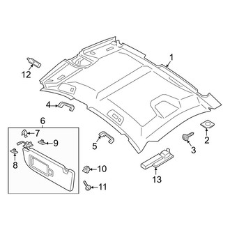 Porsche OE - Roof - Interior Trim