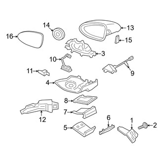 Porsche OE - Front Door - Outside Mirrors
