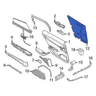Porsche OE - Rear Door Panel Insulation