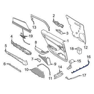 Porsche OE - Rear Left Upper Courtesy Light