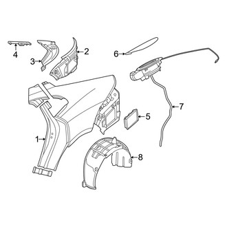 Porsche OE - Quarter Panel & Components (Base / 4 / GTS)