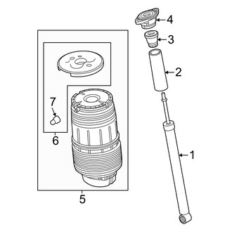 Porsche OE - Rear Suspension - Shocks & Components (With Dynamic Chassis Control)