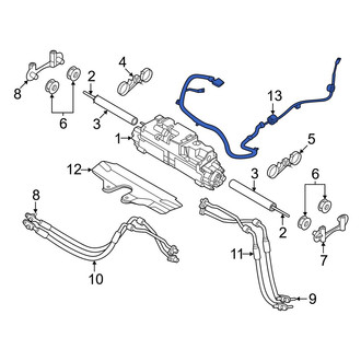 Porsche OE - Rear Suspension Self-Leveling Wiring Harness