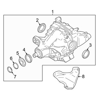 Porsche OE - Rear Suspension - Axle & Differential (W/O Locking)