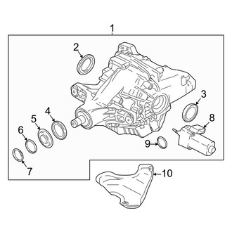 Porsche OE - Rear Suspension - Axle & Differential (With Locking)