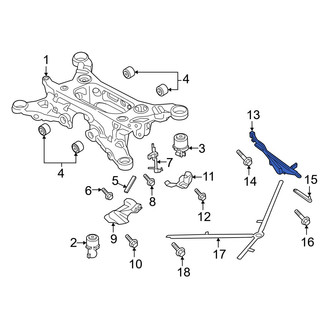 Porsche OE - Rear Suspension Crossmember Reinforcement