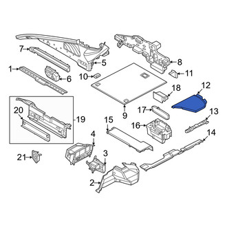 Porsche OE - Front Left Floor Cover Panel