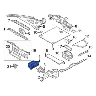 Porsche OE - Left Trunk Trim Panel Insert