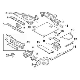 Porsche OE - Rear Body & Floor - Interior Trim