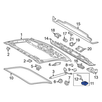 Porsche OE - Tailgate Lift Motor