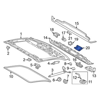 Porsche OE - Rear Lower Park Assist Camera Housing