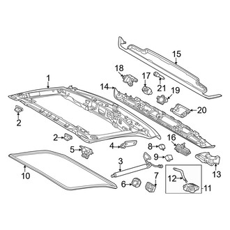 Porsche OE - Lift Gate - Gate & Hardware