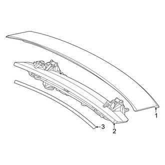 Porsche OE - Lift Gate - Spoiler (Base / 4 / 4 E-Hybrid / 4S E-Hybrid)