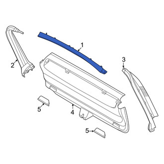 Porsche OE - Rear Left Liftgate Trim