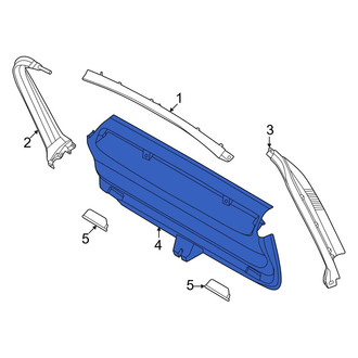 Porsche OE - Rear Left Liftgate Trim
