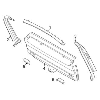 Porsche OE - Lift Gate - Interior Trim