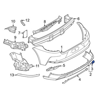 Porsche OE - Rear Tow Eye Cap