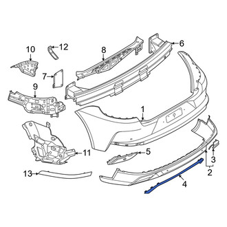 Porsche OE - Rear Bumper Trim