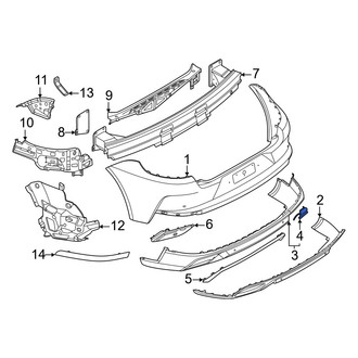 Porsche OE - Rear Tow Eye Cap