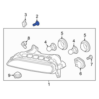 Porsche OE - Turn Signal Light Housing Screw