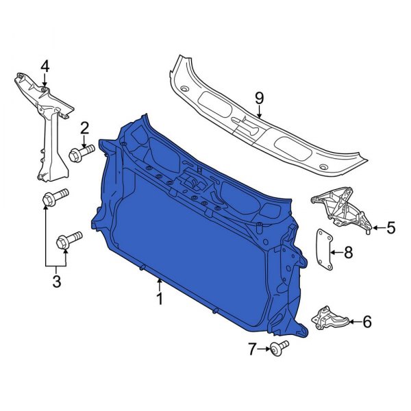 Radiator Support Panel