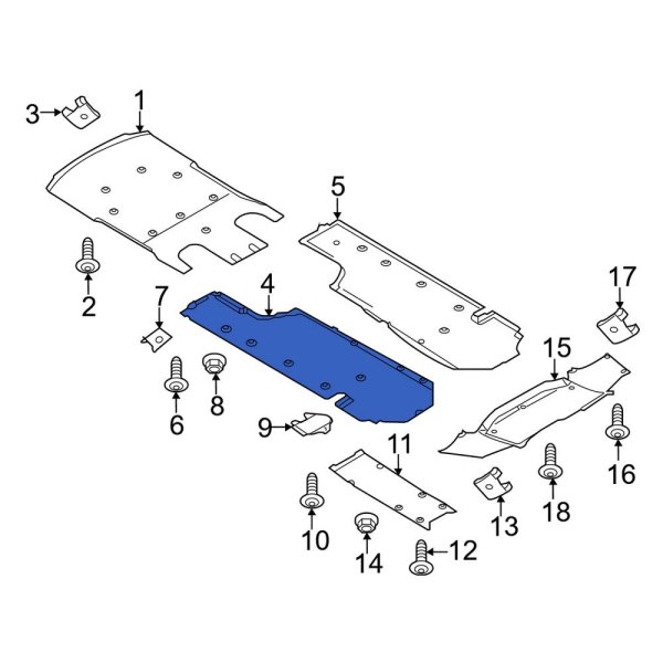 Floor Pan Splash Shield