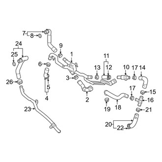 Porsche OE - Cooling - Hoses & Lines (Electric, Motor Cooling)