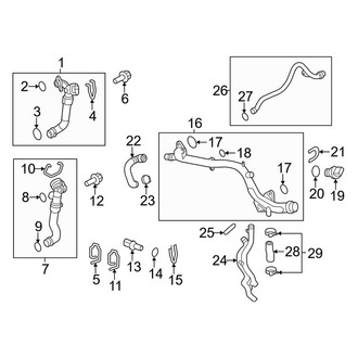 Porsche OE - Cooling - Radiator & Components (Hoses), (FULL HYBRID EV-GAS (FHEV))