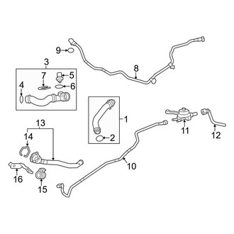 Porsche OE - Cooling - Coolant Lines (FULL HYBRID EV-GAS (FHEV))