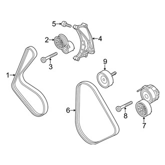 Porsche OE - Cooling - Belts & Pulleys (S FULL HYBRID EV-GAS (FHEV))