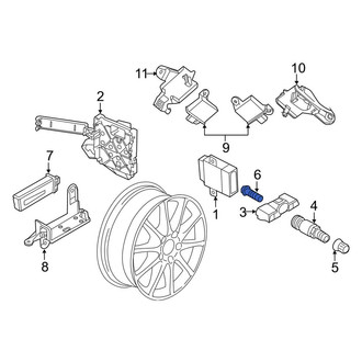 Porsche OE - Tire Pressure Monitoring System (TPMS) Sensor Screw
