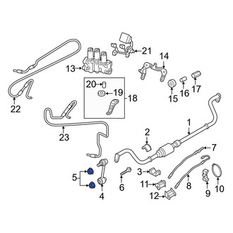 Porsche OE - Front Suspension Stabilizer Bar Link Nut