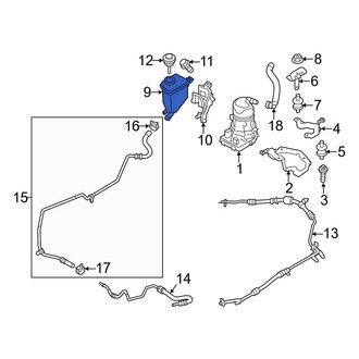 Porsche OE - Power Steering Reservoir