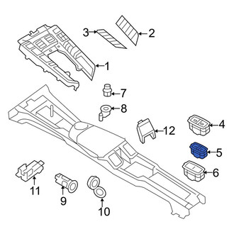Porsche OE - Front Liftgate Latch Release Switch